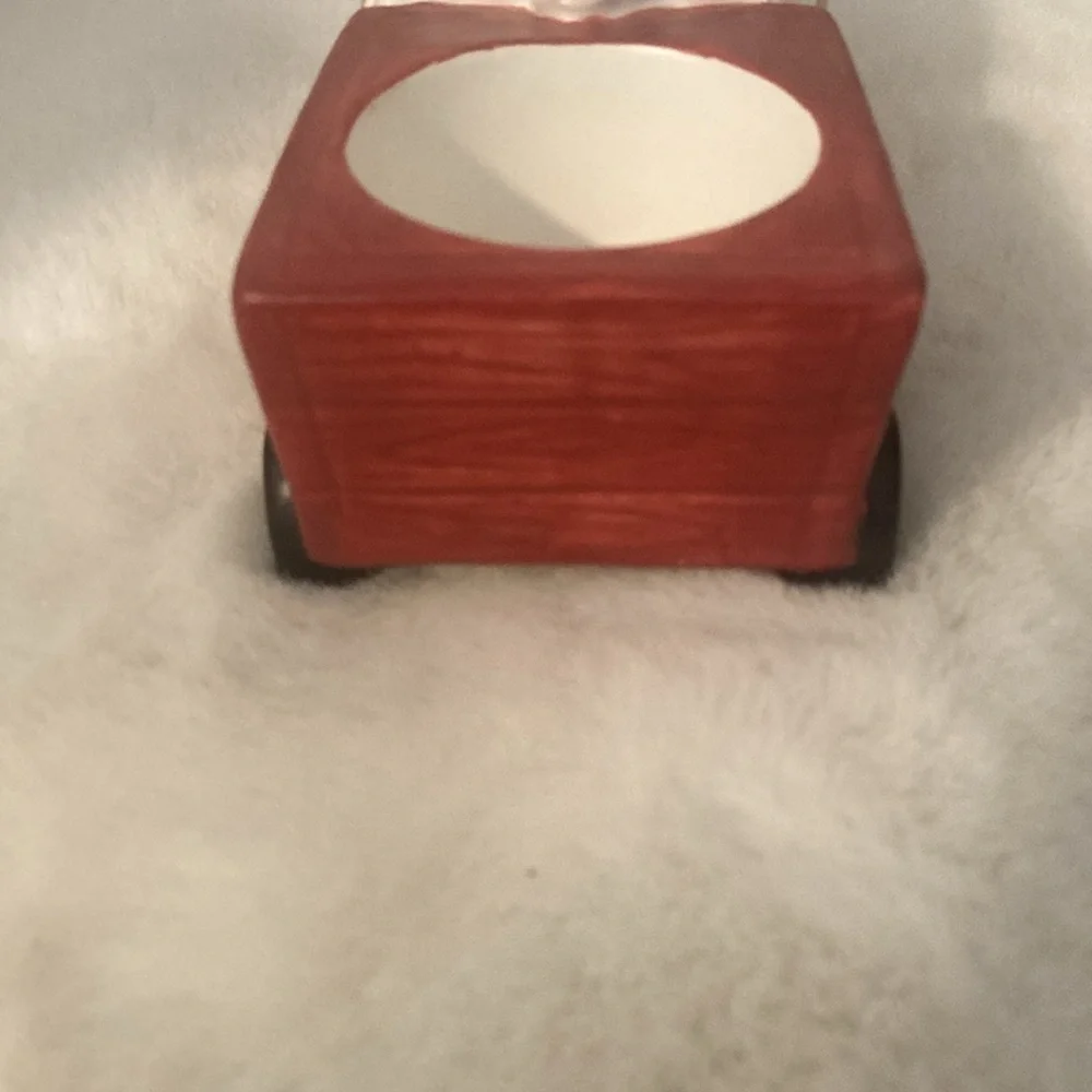 Yankee Candle Sheep Pulling Cart Tea Light Holder